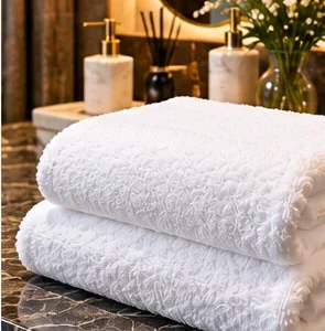 Otel Banyo Havlusu 90x150 cm 600 gr Ring İplik %100 Pamuk