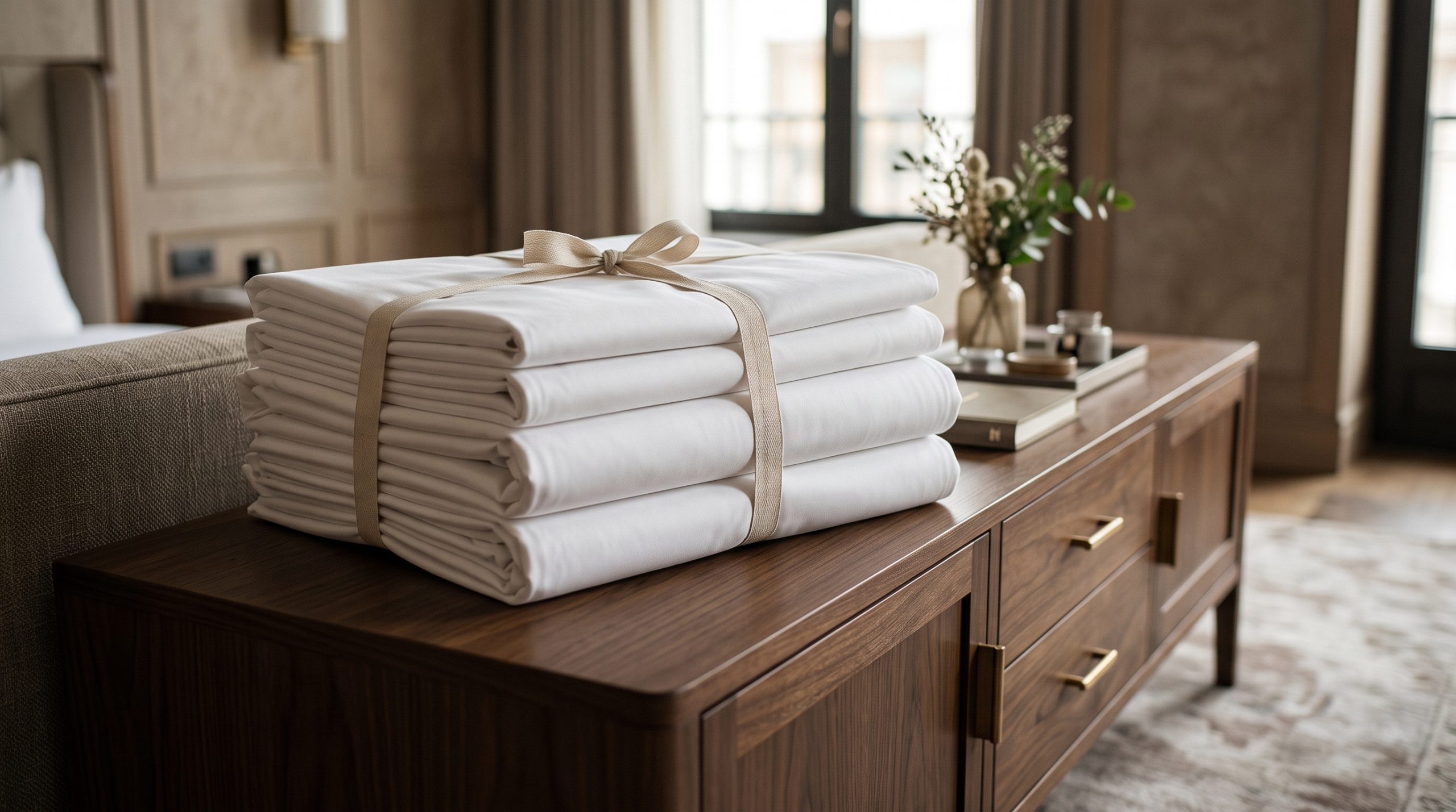 Otel Çi̇ft Ki̇şi̇li̇k Çarşaf 240x280 cm 62 Tel Pamuk-Polyester