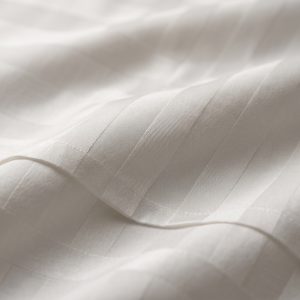 Otel Tek Ki̇şi̇li̇k Çarşaf 160x240 cm 83 Tel Çizgili Pamuk-Polyester